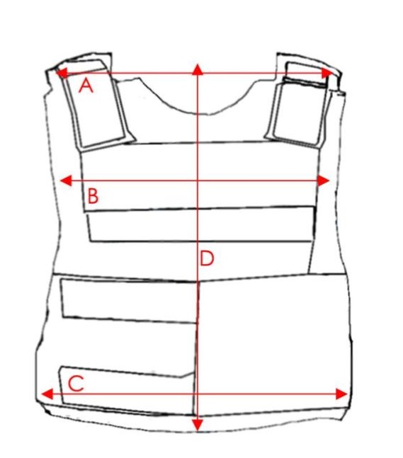 Bullet Proof Clothing Size charts